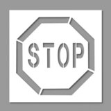 Sablon de marcare stop