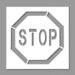 Sablon de marcare stop